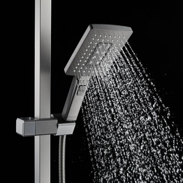 Душевая стойка Rose R1556T, пепельный фото в интернет-магазине «Wasser-Haus.ru»