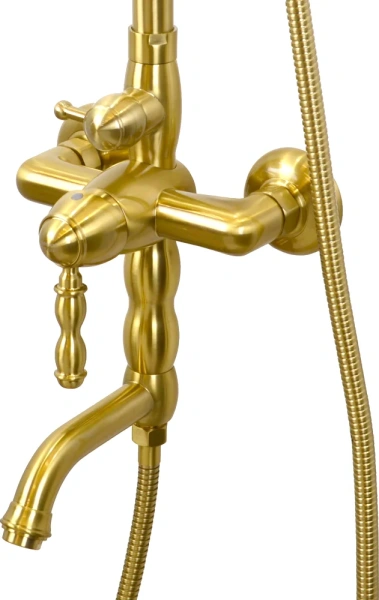 Душевая стойка Bronze de Luxe Tiffany 1919BR бронза фото в интернет-магазине «Wasser-Haus.ru»