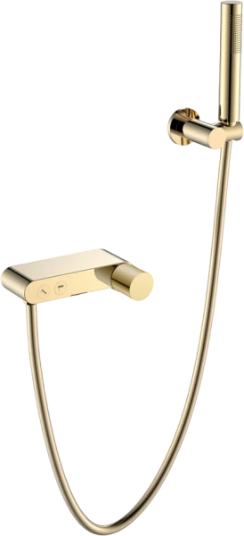 Смеситель для ванны с душем Boheme Stick 123-GG.2 gold touch gold фото в интернет-магазине «Wasser-Haus.ru»