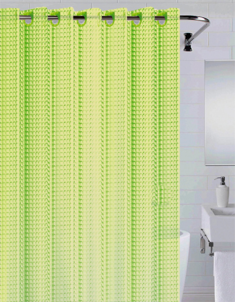 Штора для ванной Bath Plus 3D NFD-3D-green фото в интернет-магазине «Wasser-Haus.ru»