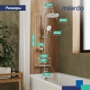 Душевая стойка Milardo Ideal Spa ILSSBTHM06, хром глянцевый фото в интернет-магазине «Wasser-Haus.ru»