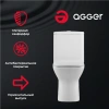 Унитаз-компакт Agger AT02000 безободковый, с микролифтом фото в интернет-магазине «Wasser-Haus.ru»