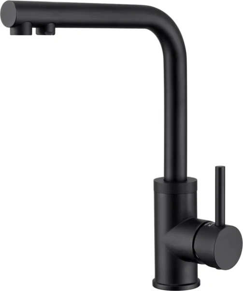 Комплект Мойка кухонная Paulmark Praktisch PM105152-BL черный + Смеситель Domaci Равенна DCB 7015 черный фото в интернет-магазине «Wasser-Haus.ru»