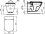Комплект  Унитаз подвесной Ideal Standard Tonic II K316501 безободковый + Система инсталляции для унитазов Geberit Duofix Платтенбау 458.125.21.1 4 в фото в интернет-магазине «Wasser-Haus.ru»