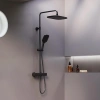 Душевая стойка Damixa Gala 953800300 черная матовая фото в интернет-магазине «Wasser-Haus.ru»