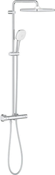 Душевая стойка Grohe Tempesta 26689001, с термостатом, хром фото в интернет-магазине «Wasser-Haus.ru»