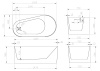 Акриловая ванна ABBER AB9496-1.5 L фото в интернет-магазине «Wasser-Haus.ru»