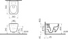 Комплект Унитаз подвесной Vitra Shift 7742B003-0075 с крышкой 191-003-009 + система инсталляции 800-2016 кнопка смыва хром фото в интернет-магазине «Wasser-Haus.ru»