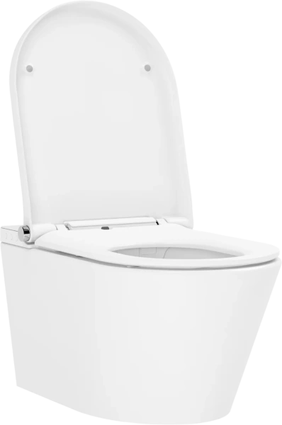 Унитаз подвесной Lavinia Boho Smart V-Clean 3359102R безободковый, с микролифтом фото в интернет-магазине «Wasser-Haus.ru»