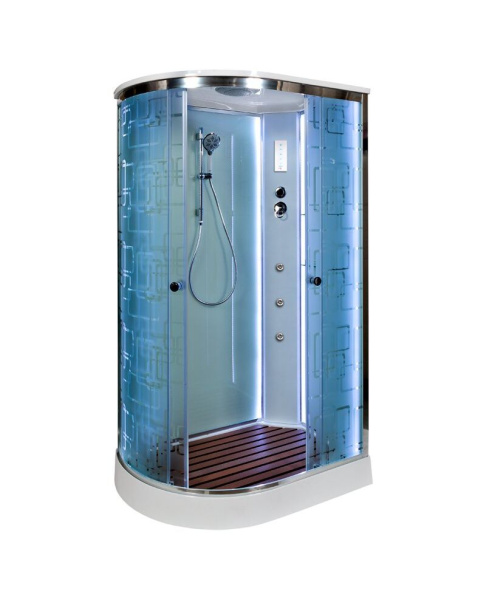 Душевая кабина AvaCan EM1512 R LED с гидромассажем фото в интернет-магазине «Wasser-Haus.ru»