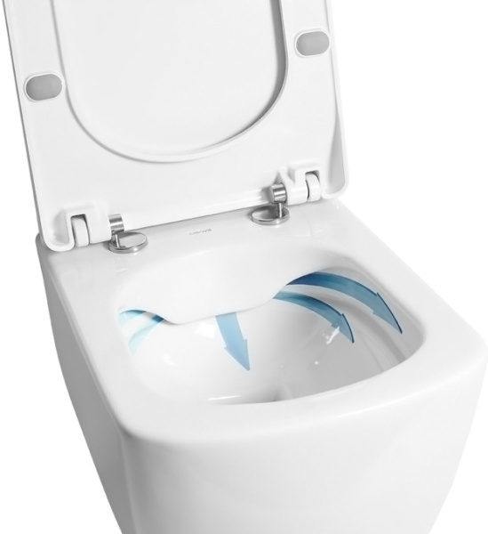 Унитаз подвесной Creavit Elegant EG321 безободковый фото в интернет-магазине «Wasser-Haus.ru»