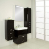 Мебель для ванной Акватон Америна М 70 черная фото в интернет-магазине «Wasser-Haus.ru»