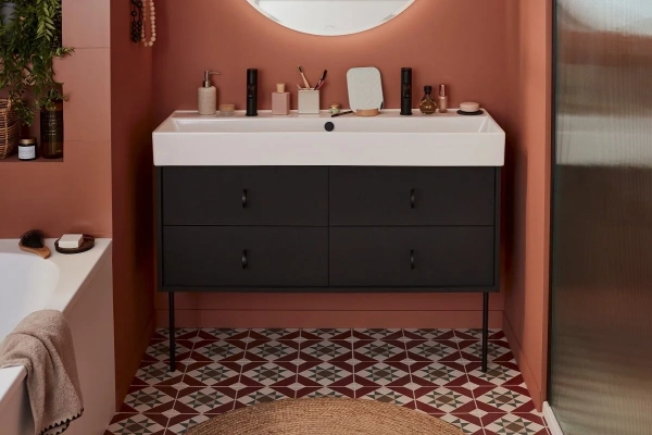 Смеситель для раковины Jacob Delafon Vivienne Signature E38682-LB2-BL матовый черный фото в интернет-магазине «Wasser-Haus.ru»