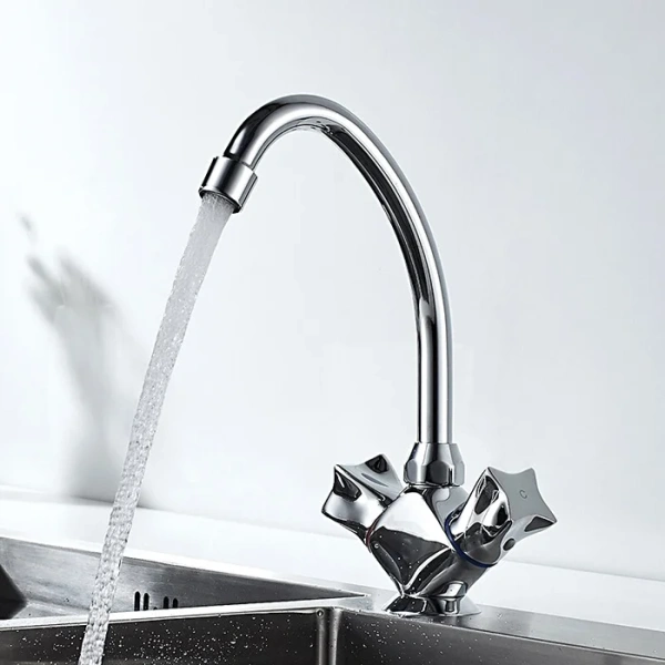 Смеситель для кухни Ledeme H87 L4187-2 хром фото в интернет-магазине «Wasser-Haus.ru»