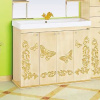 Мебель для ванной Misty Бабочка 105 бежевая, патина фото в интернет-магазине «Wasser-Haus.ru»