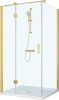 Душевой уголок Vegas Glass AFP-Fis TUR NOVO h1890 80 09 01 L профиль золото, стекло прозрачное фото в интернет-магазине «Wasser-Haus.ru»