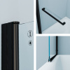 Шторка на ванну IDDIS Slide SLI5BS7i90 75х145, профиль матовый черный фото в интернет-магазине «Wasser-Haus.ru»