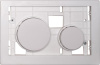 Кнопка смыва TECE Loop Modular 9240663 кнопка белая, стекло на выбор фото в интернет-магазине «Wasser-Haus.ru»