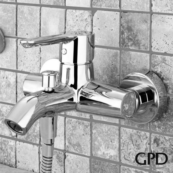 Смеситель GPD Felis MBB75 для ванны с душем фото в интернет-магазине «Wasser-Haus.ru»