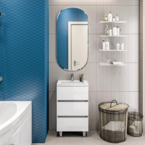Зеркало Marka One Lola 50 фото в интернет-магазине «Wasser-Haus.ru»