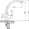 Смеситель Zorg Clean Water ZR 314 YF-33 кварц для кухонной мойки фото в интернет-магазине «Wasser-Haus.ru»