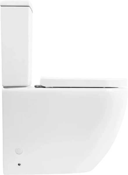 Унитаз-компакт BelBagno Amanda BB051CPR безободковый, крышка BB865SC с микролифтом, бачок BB051T фото в интернет-магазине «Wasser-Haus.ru»