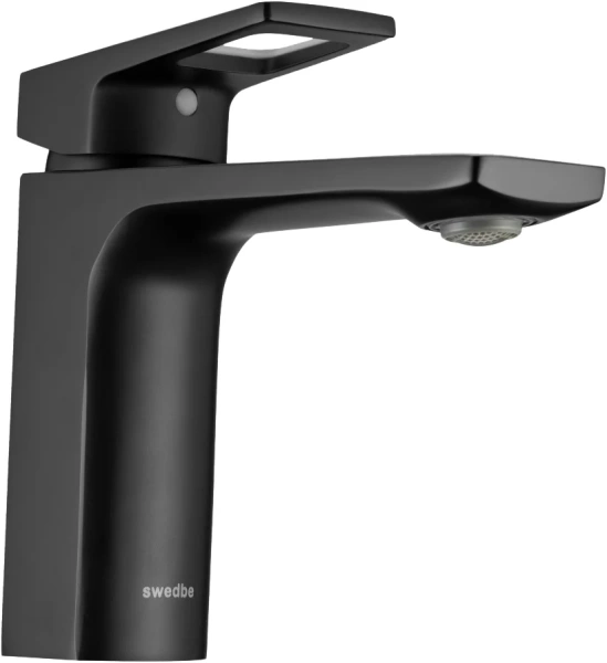Смеситель для раковины Swedbe Kronos 2010B черный матовый фото в интернет-магазине «Wasser-Haus.ru»