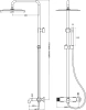 Душевая стойка Boheme Uno 468-B Black фото в интернет-магазине «Wasser-Haus.ru»