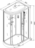Душевая кабина AvaCan EM 1511 R фото в интернет-магазине «Wasser-Haus.ru»
