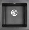 Комплект Мойка кухонная Granula GR-4451 черный + Смеситель MEGA City MG- ZRV104-B черный фото в интернет-магазине «Wasser-Haus.ru»