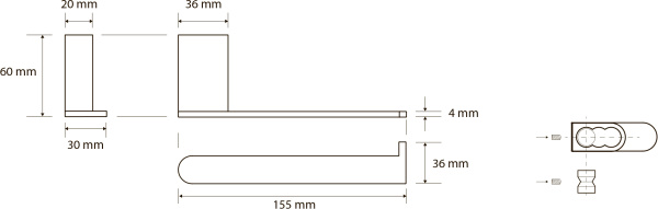 Держатель туалетной бумаги Bemeta Galla 108112030 фото в интернет-магазине «Wasser-Haus.ru»