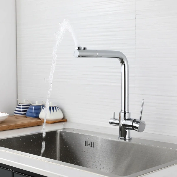 Смеситель для кухни Elghansa Kitchen Pure Water 56A5216 chrome фото в интернет-магазине «Wasser-Haus.ru»
