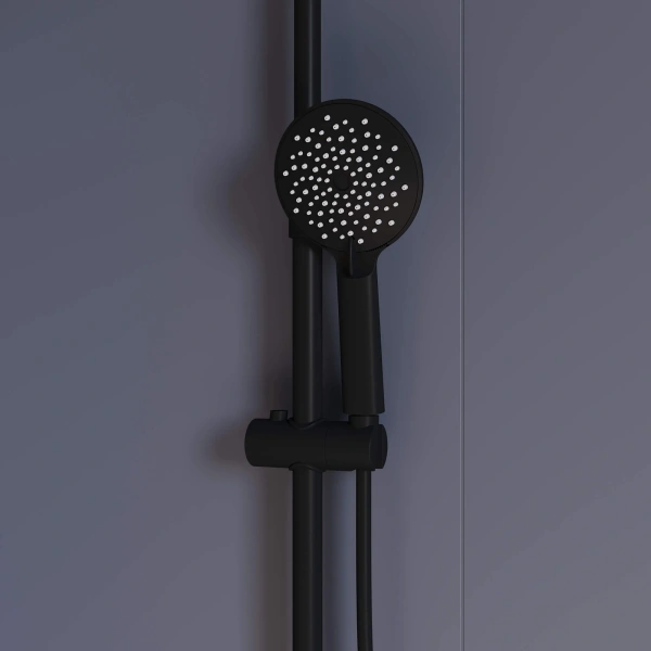 Душевая стойка RGW Shower Panels SP-25B матовый черный фото в интернет-магазине «Wasser-Haus.ru»