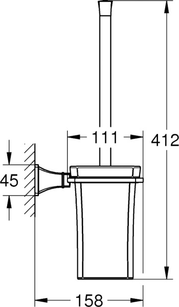 Ершик Grohe Grandera 40632IG0 фото в интернет-магазине «Wasser-Haus.ru»