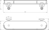 Полка Migliore Amerida 16583 хром фото в интернет-магазине «Wasser-Haus.ru»