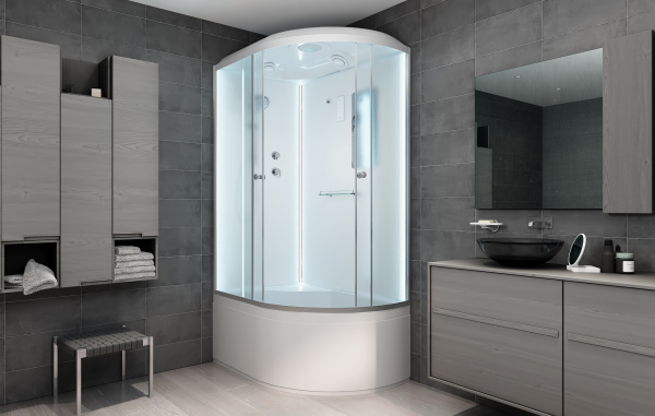 Душевая кабина AvaCan D120S LED L фото в интернет-магазине «Wasser-Haus.ru»