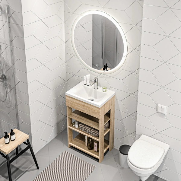 Консоль 1MarKa Revo 50Н дуб сонома фото в интернет-магазине «Wasser-Haus.ru»
