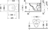 Комплект Унитаз подвесной Duravit D-code 45700900A1 безободковый + Система инсталляции для унитазов AlcaPlast Jadromodul AM102/1120 с кнопкой и шумоизоляцией фото в интернет-магазине «Wasser-Haus.ru»