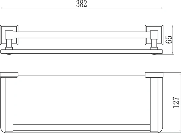 Полка Savol 95 S-409591 40 см фото в интернет-магазине «Wasser-Haus.ru»