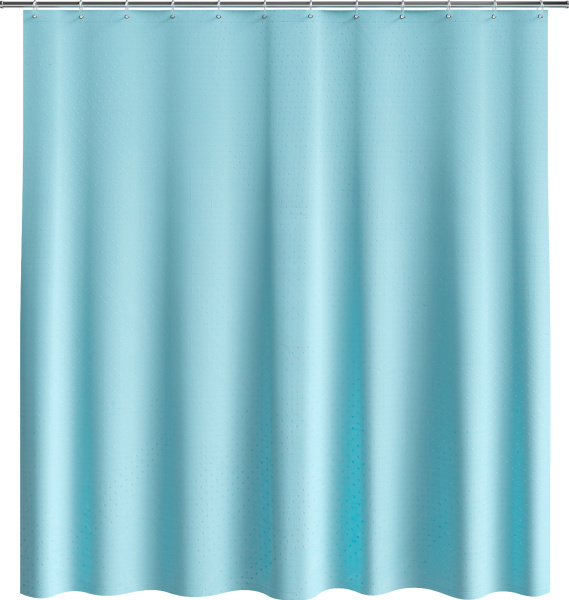 Штора для ванной Fora 001-F 180х180 см, голубая фото в интернет-магазине «Wasser-Haus.ru»
