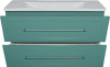 Мебель для ванной Misty Марта 100 напольная бирюзовая фото в интернет-магазине «Wasser-Haus.ru»