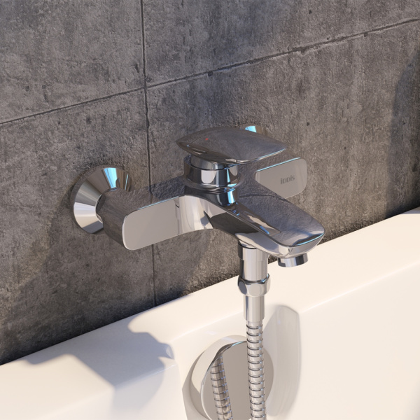 Смеситель Iddis Stone STOSB00i02WA для ванны с душем фото в интернет-магазине «Wasser-Haus.ru»