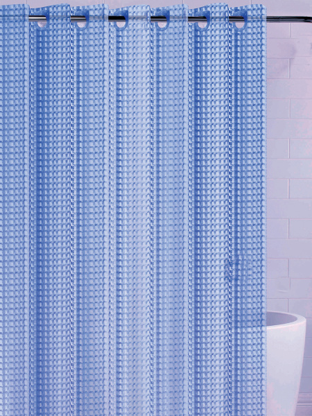 Штора для ванной Bath Plus 3D NFD-3D-blue фото в интернет-магазине «Wasser-Haus.ru»