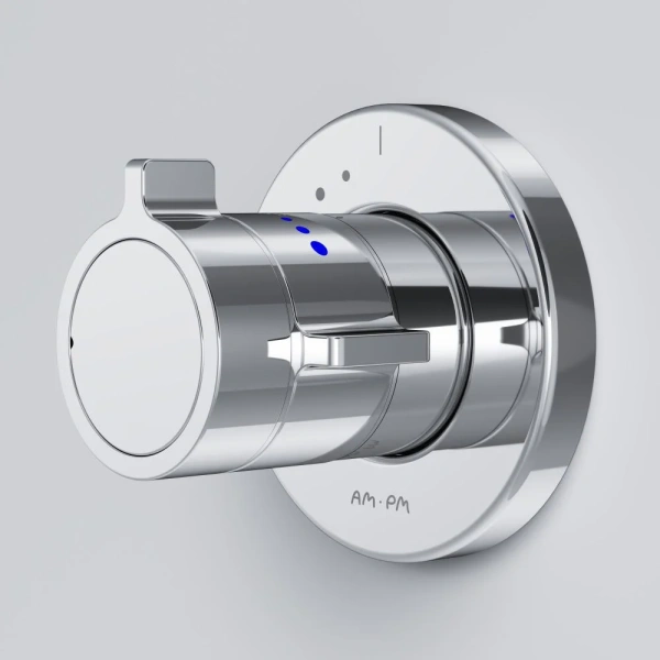 Термостатический смеситель встраиваемый AM.PM X-Joy F85A65600 С ВНУТРЕННЕЙ ЧАСТЬЮ, хром фото в интернет-магазине «Wasser-Haus.ru»