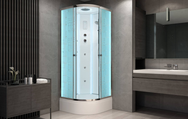 Душевая кабина AvaCan EM2790 LED фото в интернет-магазине «Wasser-Haus.ru»