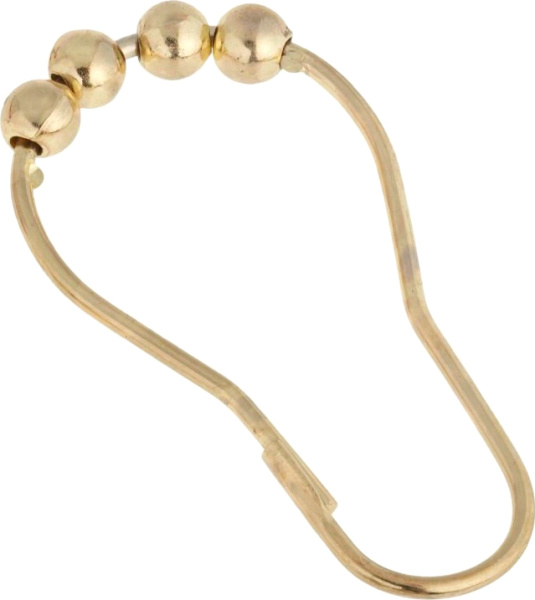 Крючки для шторы Carnation Home Fashions Roller Hook золотой фото в интернет-магазине «Wasser-Haus.ru»
