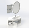 Мебель для ванной Aquanet Опера 115 белая R фото в интернет-магазине «Wasser-Haus.ru»