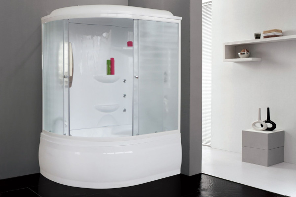 Душевая кабина Royal Bath RB 170ALP-C (матовое) правая фото в интернет-магазине «Wasser-Haus.ru»