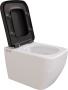 Комплект Унитаз подвесной Vitra Shift 7742B003-0075 с крышкой 91-083-009 + система инсталляции 800-2017 кнопка смыва хром фото в интернет-магазине «Wasser-Haus.ru»