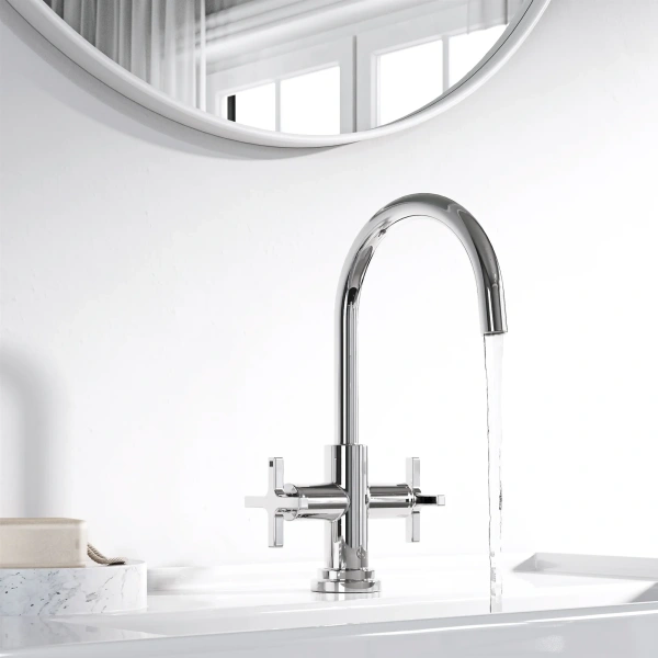 Смеситель для раковины Kludi Nova Fonte Classic 201180520 фото в интернет-магазине «Wasser-Haus.ru»